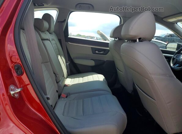 5J6RW1H20LL004659 2020 HONDA CR-V Red Rear interior view