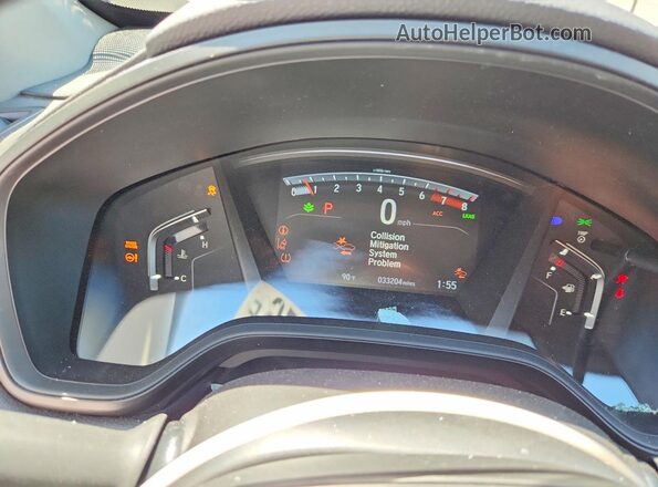 5J6RW1H21ML004476 2021 HONDA CR-V Black Vista del cuadro de instrumentos