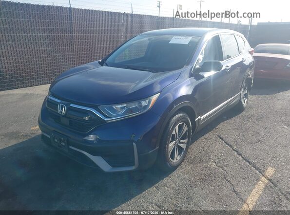 5J6RW1H25LA016527 2020 HONDA CR-V Синий Передняя левая четверть