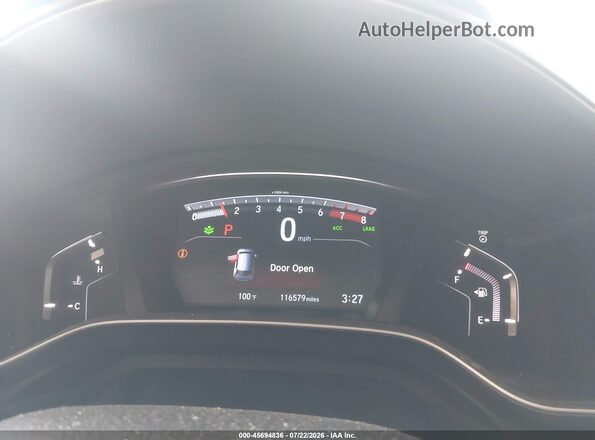 5J6RW1H52KA025517 2019 HONDA CR-V Белый Вид задних сидений