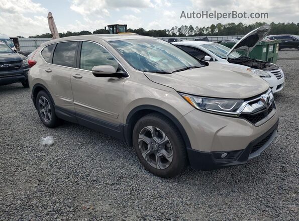 5J6RW1H55HL014251 2017 HONDA CR-V Бежевый Передняя правая четверть