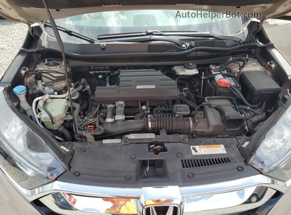 5J6RW1H55HL014251 2017 HONDA CR-V Бежевый Вид задней части салона