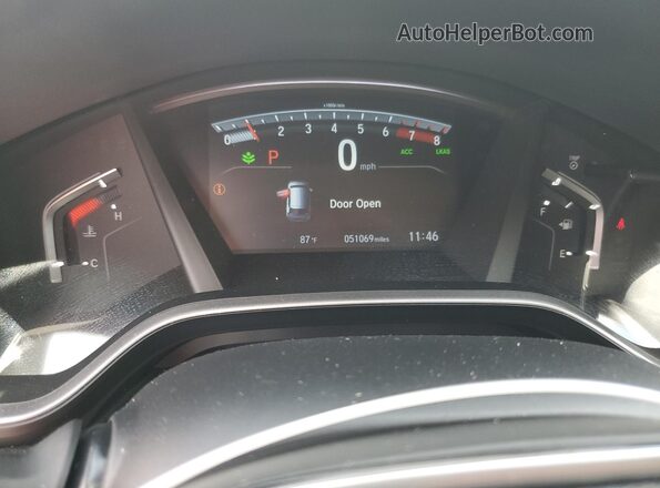5J6RW1H55HL014251 2017 HONDA CR-V Бежевый Вид щитка приборов