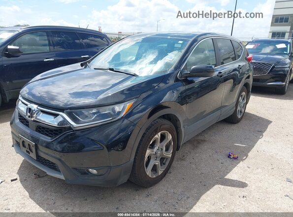 5J6RW1H55KA027746 2019 HONDA CR-V Black Передня ліва чверть