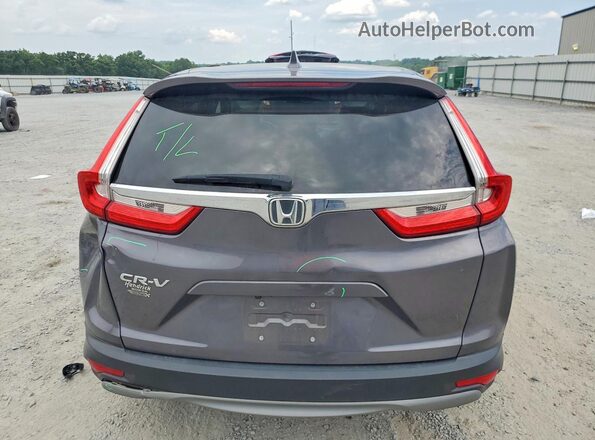 5J6RW1H55KA036236 2019 HONDA CR-V Gray Rear view