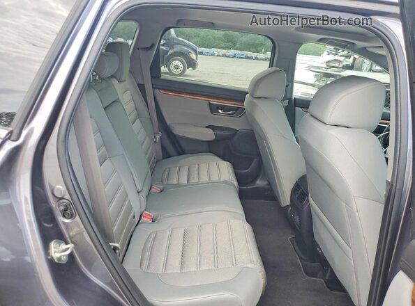 5J6RW1H55KA036236 2019 HONDA CR-V Gray Rear interior view