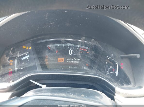 5J6RW1H56KA011961 2019 HONDA CR-V Blue Հետևի նստատեղերի տեսք