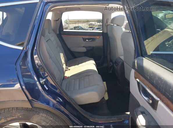 5J6RW1H56KA011961 2019 HONDA CR-V Blue VIN կոդի պիտակի տեսք