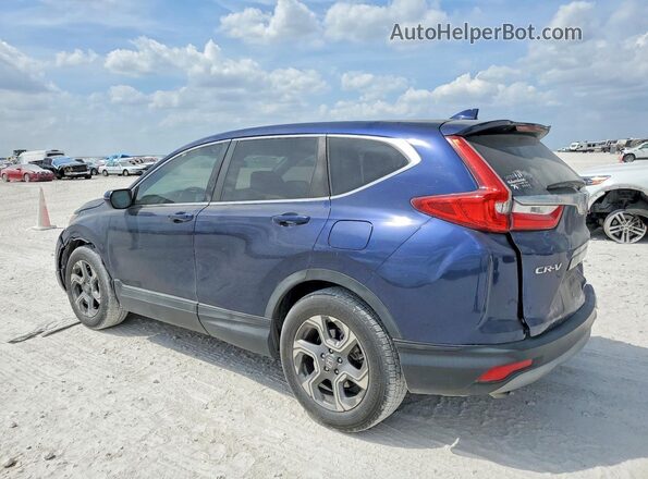 5J6RW1H56KA028100 2019 HONDA CR-V Blue Trasero izquierdo