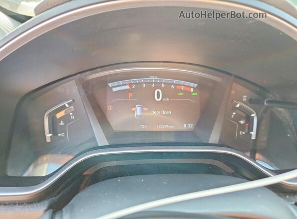 5J6RW1H56LL013666 2020 HONDA CR-V Black Instrument cluster view