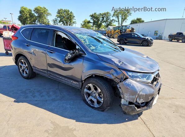 5J6RW1H57KA019406 2019 HONDA CR-V Gray Առջևի աջ