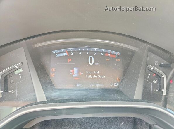 5J6RW1H57KA026243 2019 HONDA CR-V Серый Вид щитка приборов