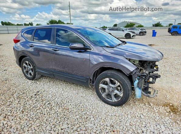 5J6RW1H57KA026243 2019 HONDA CR-V Серый Передняя правая четверть