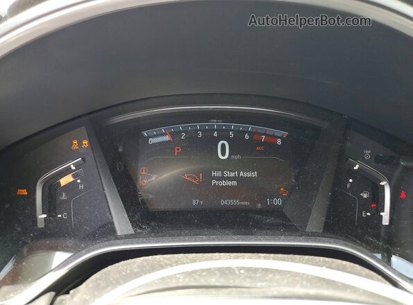 5J6RW1H57NL001058 2022 HONDA CR-V White Вид щитка приладів