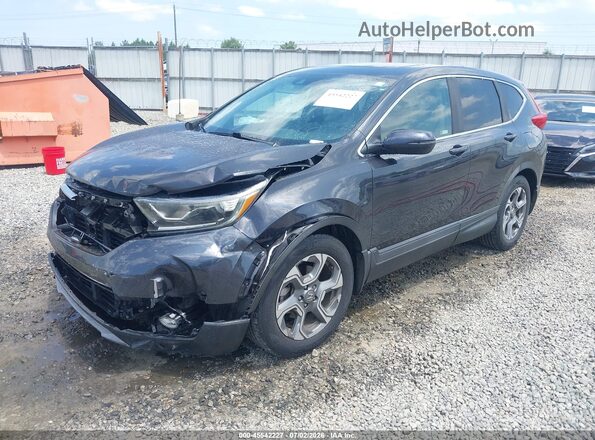 5J6RW1H58KA019544 2019 HONDA CR-V Gray Передня ліва чверть