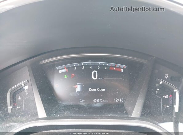 5J6RW1H58KA019544 2019 HONDA CR-V Gray 