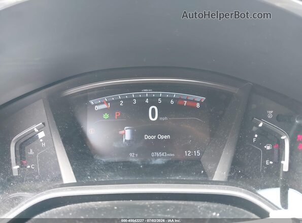 5J6RW1H58KA019544 2019 HONDA CR-V Gray Вид задніх сидінь