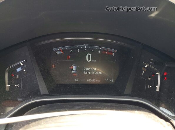 5J6RW1H59KA003045 2019 HONDA CR-V Синий Вид щитка приборов