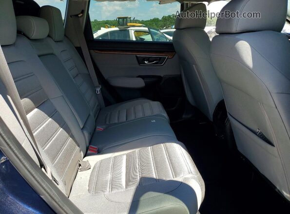 5J6RW1H59KA003045 2019 HONDA CR-V Синий Вид задней части салона