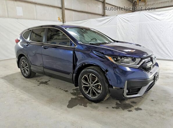 5J6RW1H59LA008019 2020 HONDA CR-V Purple Передня права чверть