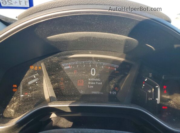 5J6RW1H5XKA040878 2019 HONDA CR-V Silver Սարքավորումների վահանակի տեսք
