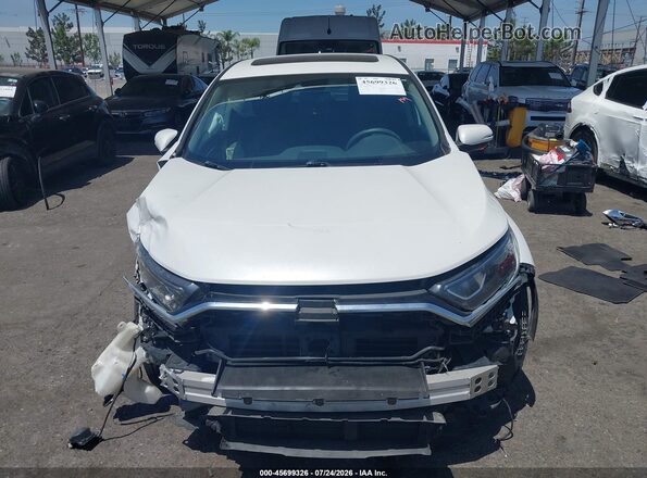 5J6RW1H5XNA016701 2022 HONDA CR-V White Widok wnętrza z tyłu