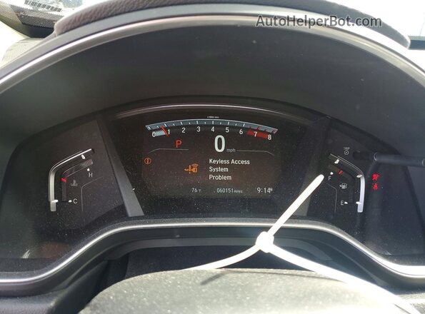 5J6RW1H80JL005781 2018 HONDA CR-V Red Вид щитка приладів
