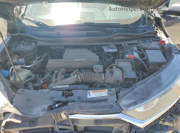 5J6RW1H80KA039703 2019 HONDA CR-V Gray Rear interior view