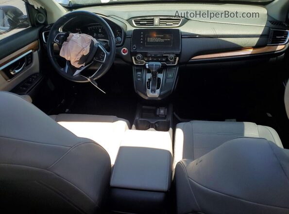 5J6RW1H80KA039703 2019 HONDA CR-V Gray Dashboard view