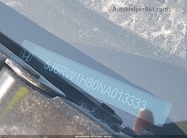 5J6RW1H80NA013333 2022 HONDA CR-V Серебряный 