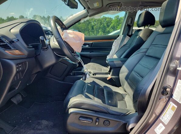 5J6RW1H81MA001058 2021 HONDA CR-V Gray Front interior view