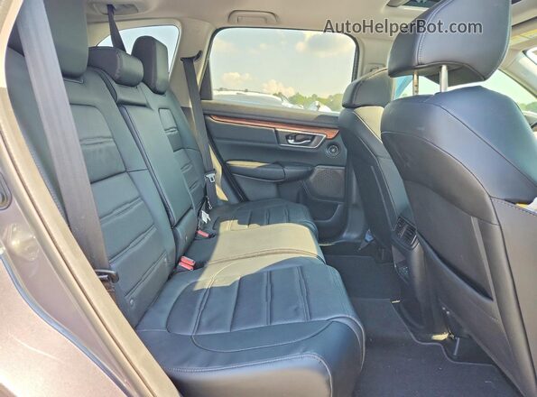 5J6RW1H81MA001058 2021 HONDA CR-V Gray Rear interior view