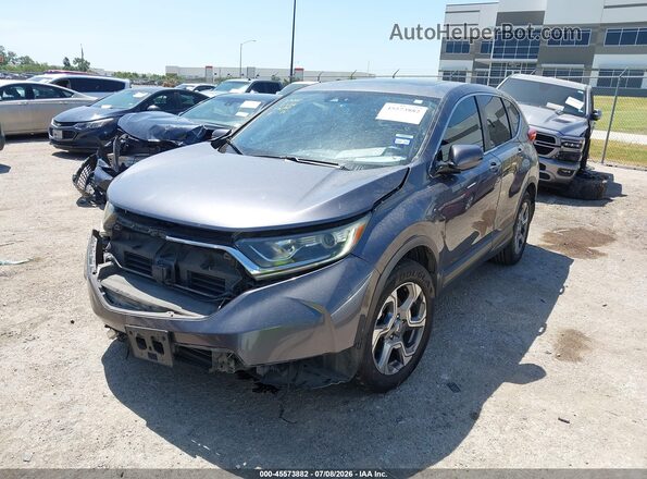 5J6RW1H82KA034308 2019 HONDA CR-V Gray Przód lewy