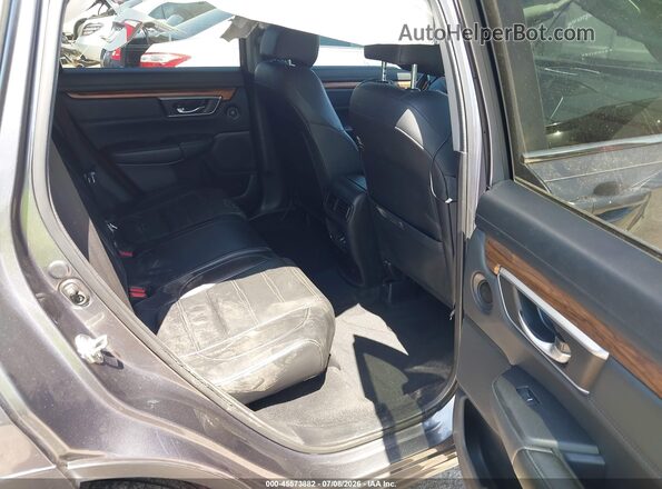 5J6RW1H82KA034308 2019 HONDA CR-V Gray Widok naklejki z numerem VIN
