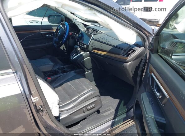 5J6RW1H82KA034308 2019 HONDA CR-V Gray Widok wnętrza z przodu