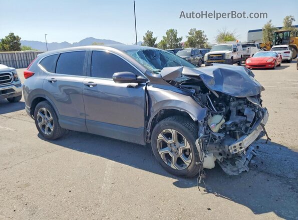 5J6RW1H83KA018909 2019 HONDA CR-V Серый Передняя правая четверть