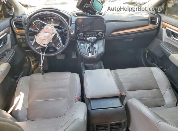 5J6RW1H83KA018909 2019 HONDA CR-V Серый Вид панели приборов