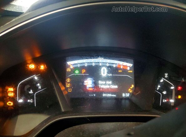 5J6RW1H83LA009855 2020 HONDA CR-V Silver Instrument cluster view
