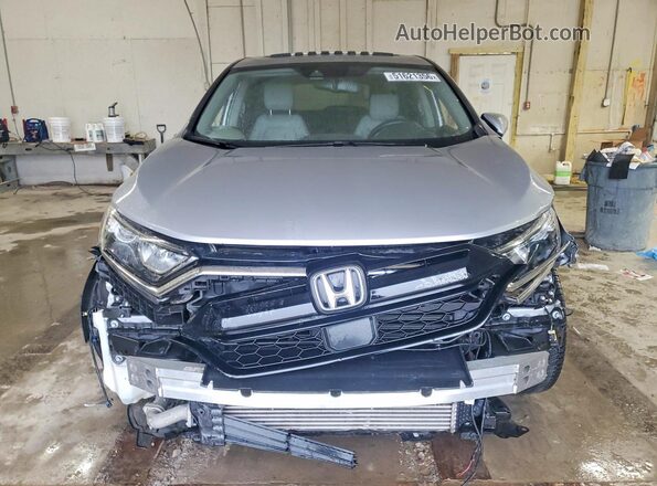 5J6RW1H83LA009855 2020 HONDA CR-V Silver Front view