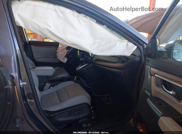 5J6RW1H83MA007945 2021 HONDA CR-V Gray Front interior view