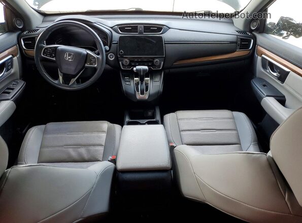 5J6RW1H85KA014151 2019 HONDA CR-V Gray Vista del salpicadero