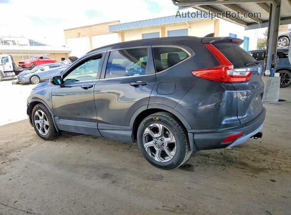 5J6RW1H85KA014151 2019 HONDA CR-V Gray Trasero izquierdo