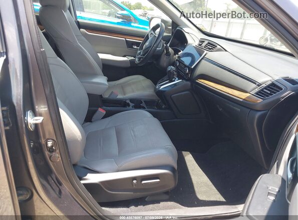 5J6RW1H86NA006578 2022 HONDA CR-V Gray Widok wnętrza z przodu