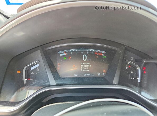 5J6RW1H86NA022277 2022 HONDA CR-V White Вид щитка приладів
