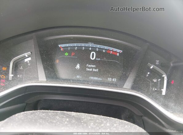 5J6RW1H87HL004833 2017 HONDA CR-V White Հետևի նստատեղերի տեսք