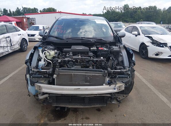 5J6RW1H87MA001050 2021 HONDA CR-V Light Blue Widok wnętrza z tyłu