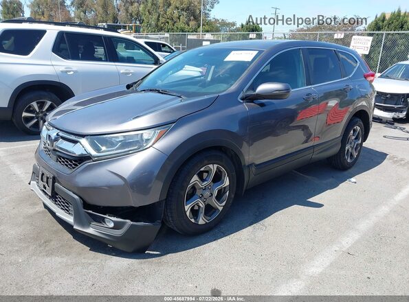 5J6RW1H88KA021336 2019 HONDA CR-V Gray Front left