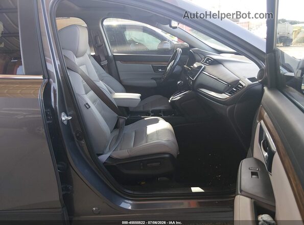 5J6RW1H88MA009769 2021 HONDA CR-V Gray Вид салону спереду