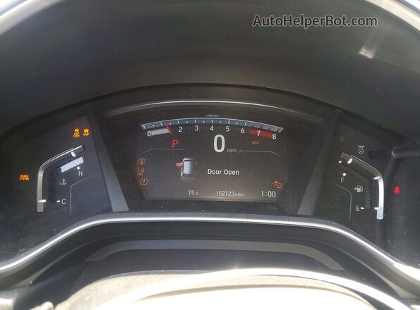 5J6RW1H89KA047847 2019 HONDA CR-V Gray Instrument cluster view