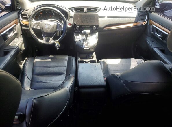 5J6RW1H89KA047847 2019 HONDA CR-V Gray Dashboard view